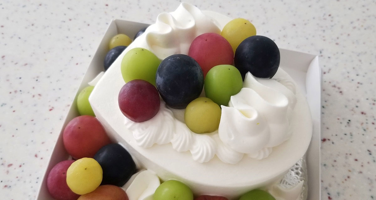 秋のハートケーキ